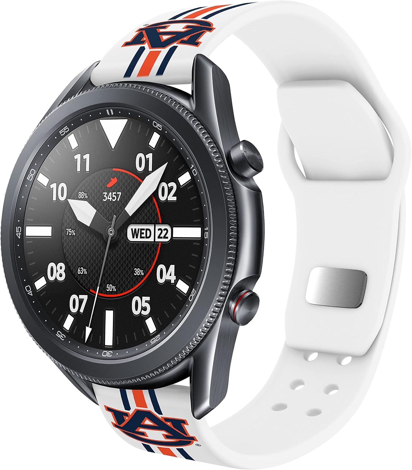 Affinity Bands Auburn Tigers HD Watch Band Compatible with Samsung Galaxy Watch and more