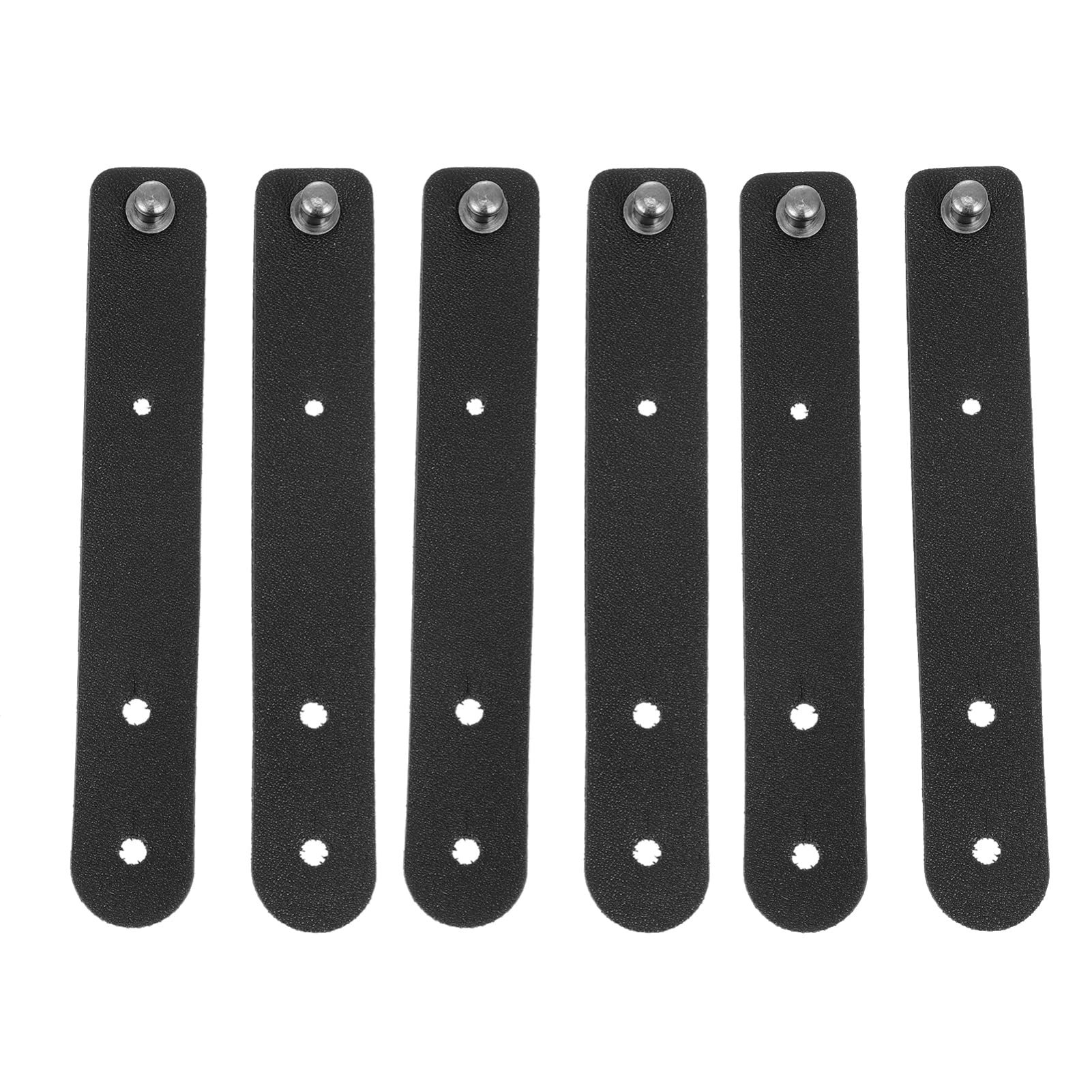 Mikikit Earphone Winder Leather Cable Straps Leather Cable Organizer Cable Straps with Snap Leather Cord Holder Cord Organizer: Usb USB Y Cable