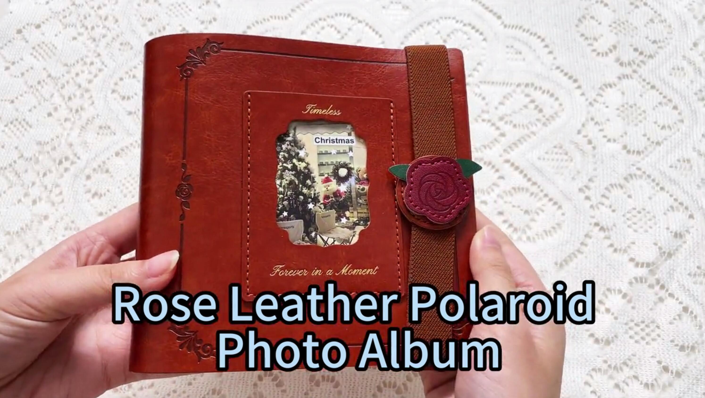 Álbum de fotos con 240 bolsillos para fotos Polaroid, compatible con Instax Mini, ideal para guardar fotos o intercambiar, álbum para mujeres y niñas (rosa) miniatura 7