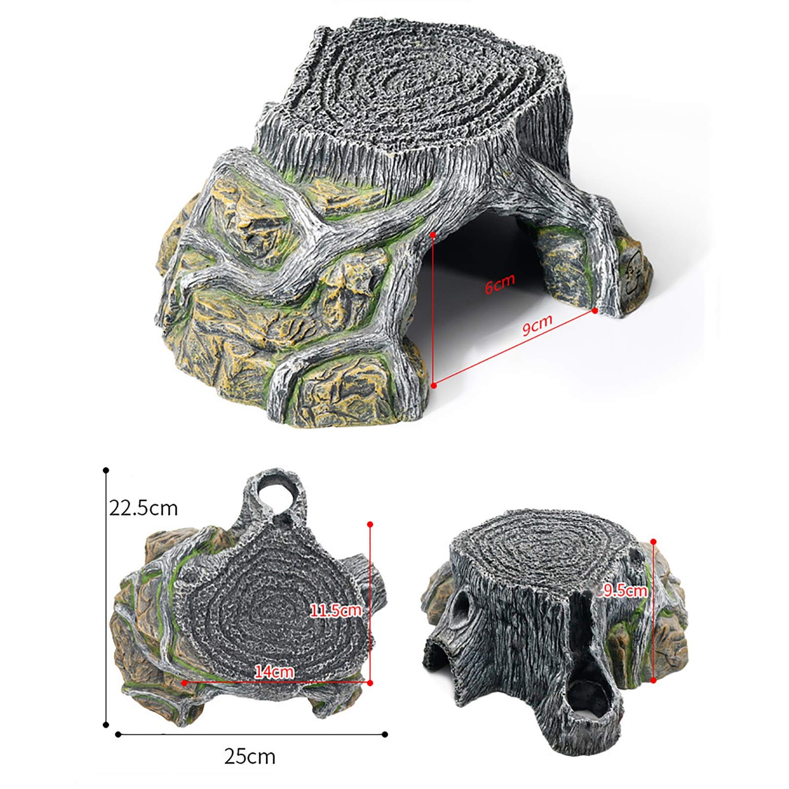 Amazon.co.jp: 爬虫類 シェルター 亀 浮き島 タートルプラッ