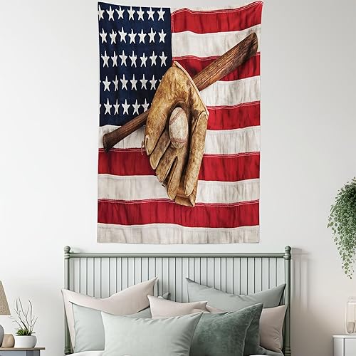 Miniatura 218 de Ambesonne Tapiz gótico, patio con hiedra encantada en la puerta antigua al bosque, colgante de pared ancho para dormitorio, sala de estar, 2-Verde