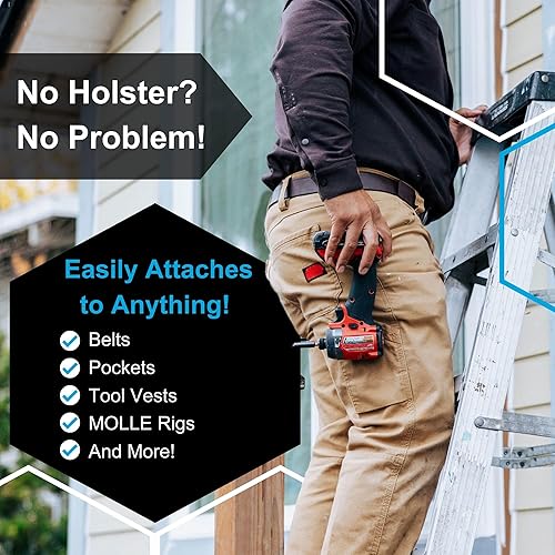 Miniatura 4 de NÖHLSTER Clip de herramienta de bloqueo para taladro inalámbrico, destornillador de impacto, clavador de acabado, herramientas inalámbricas, no