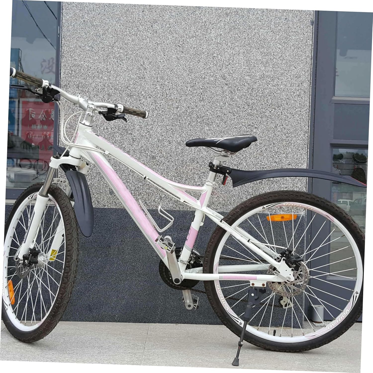 Toyvian Universal Quick Release Mud Guard for Mountain Bike Adjustable Sturdy Black Essential Riding Accessory for-Road Cycling