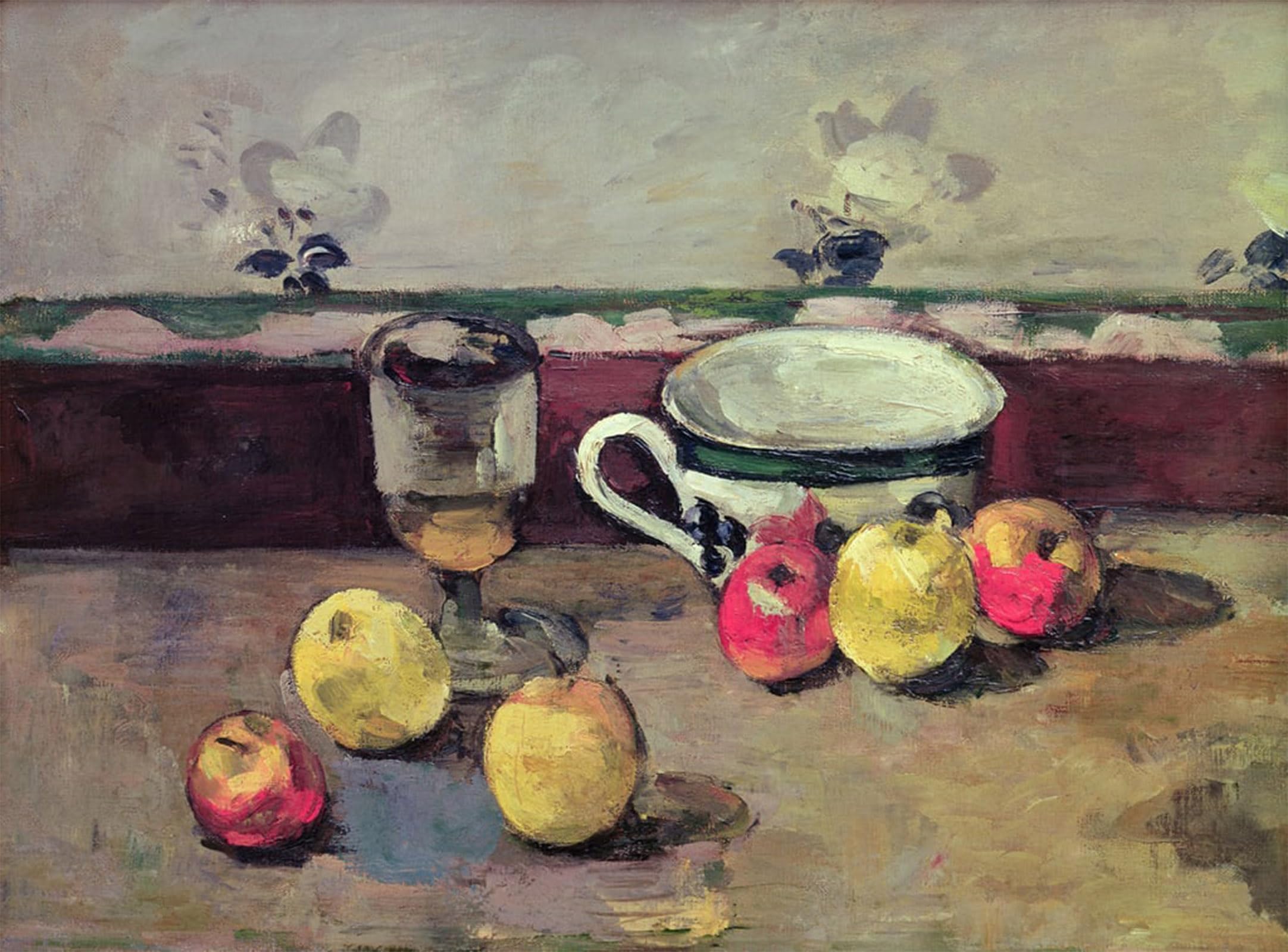 ARTXLXXBN Famous Art Print Poster Vintage Wall Art Still Life by Paul Cézanne Canvas Art Poster for Home Decor 60x90cm