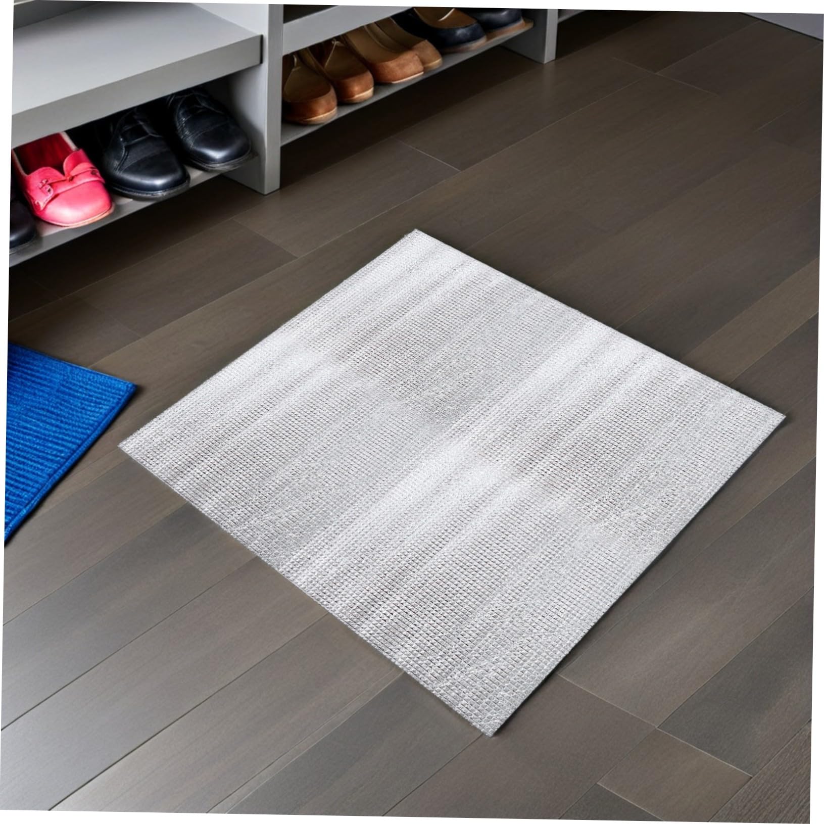 Homoyoyo 2sets Copertura per Soffitta per Ventilazione Soffitto Isolante in Alluminio Guarnizione per Ventilatore per Soffitto Camper Garage Argento