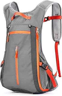 Hiking Backpack for Women and Men Biking Backpack Small Camping Backpack Hiking Daypacks Trekking Backpack Cycling Backpack Lightweight Travel Backpack Running Backpack Mountain Bike Backpack（Gray）