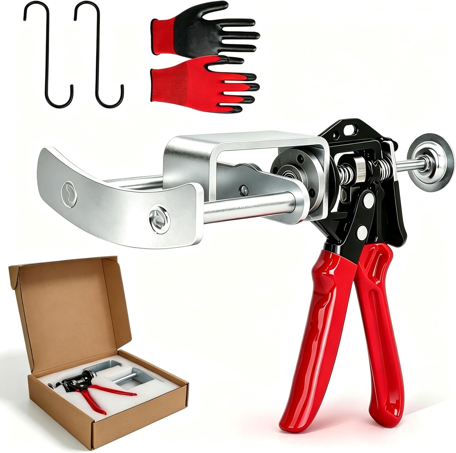 Brake Caliper Compressor, Heavy Duty Brake Caliper Compression Tool for Brake Pad Replacement, Disc Brake Caliper Piston Compressor Tool for Most Cars & Trucks