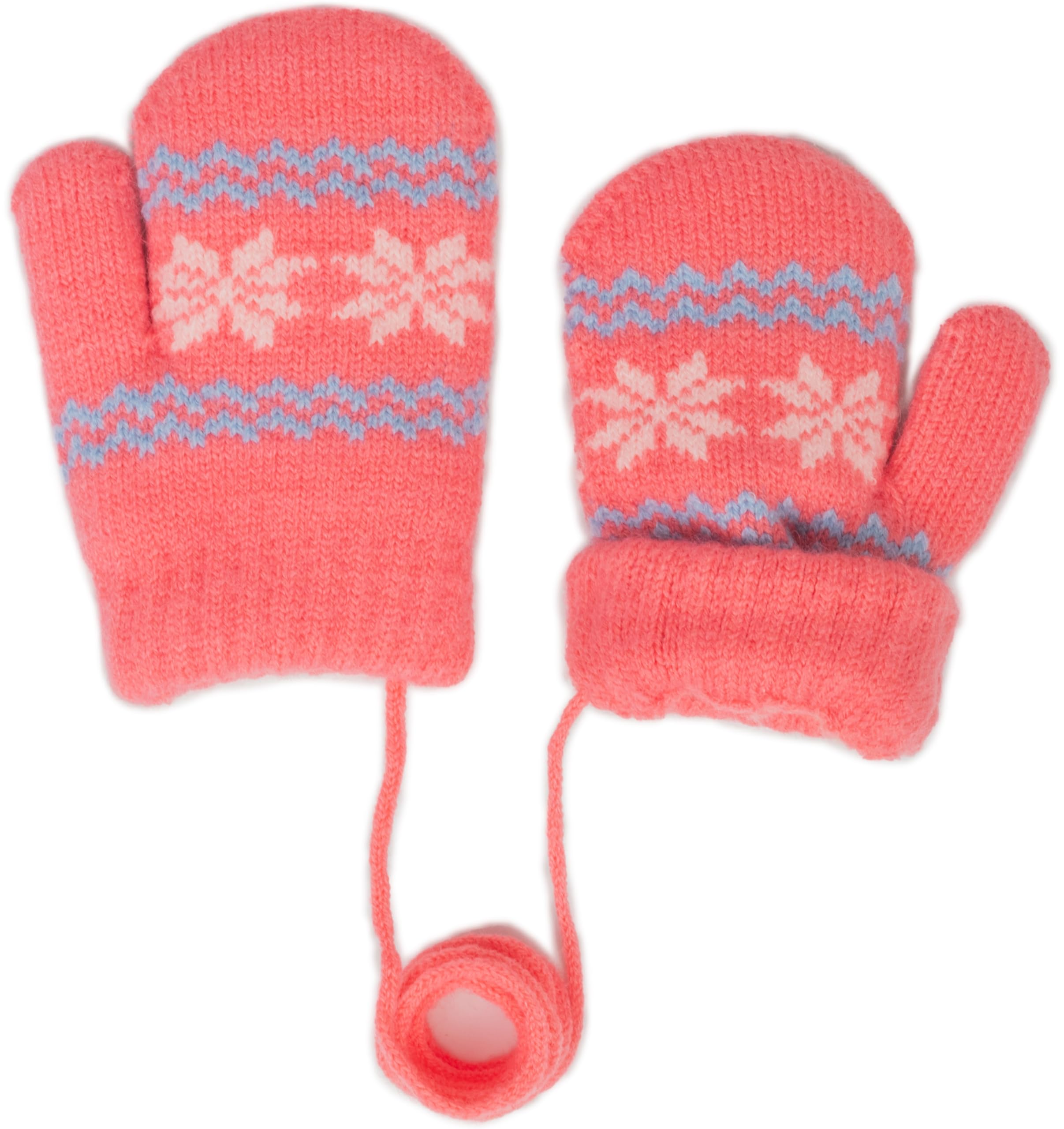 Baby-Winter-Knit-Mittens Soft Warm-Gloves Infant Newborn No Scratch Mittens 0-2 Years