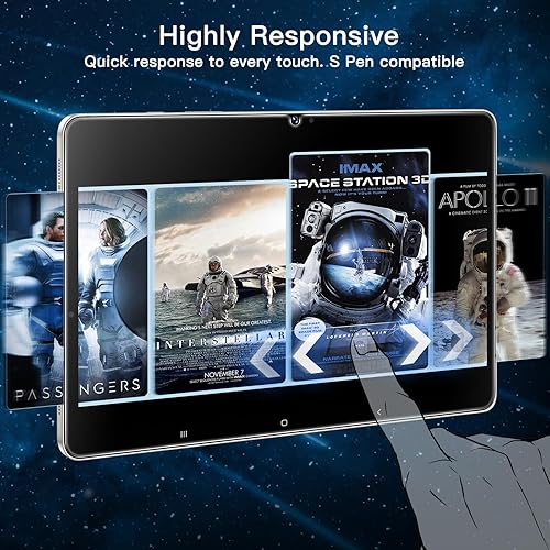Miniatura 6 de JETech Protector de pantalla para Samsung Galaxy Tab S10 Plus 2024Tab S9 PlusTab S9 FE Plus 2023 de 12.4 pulgadas, con marco de fácil instalación,