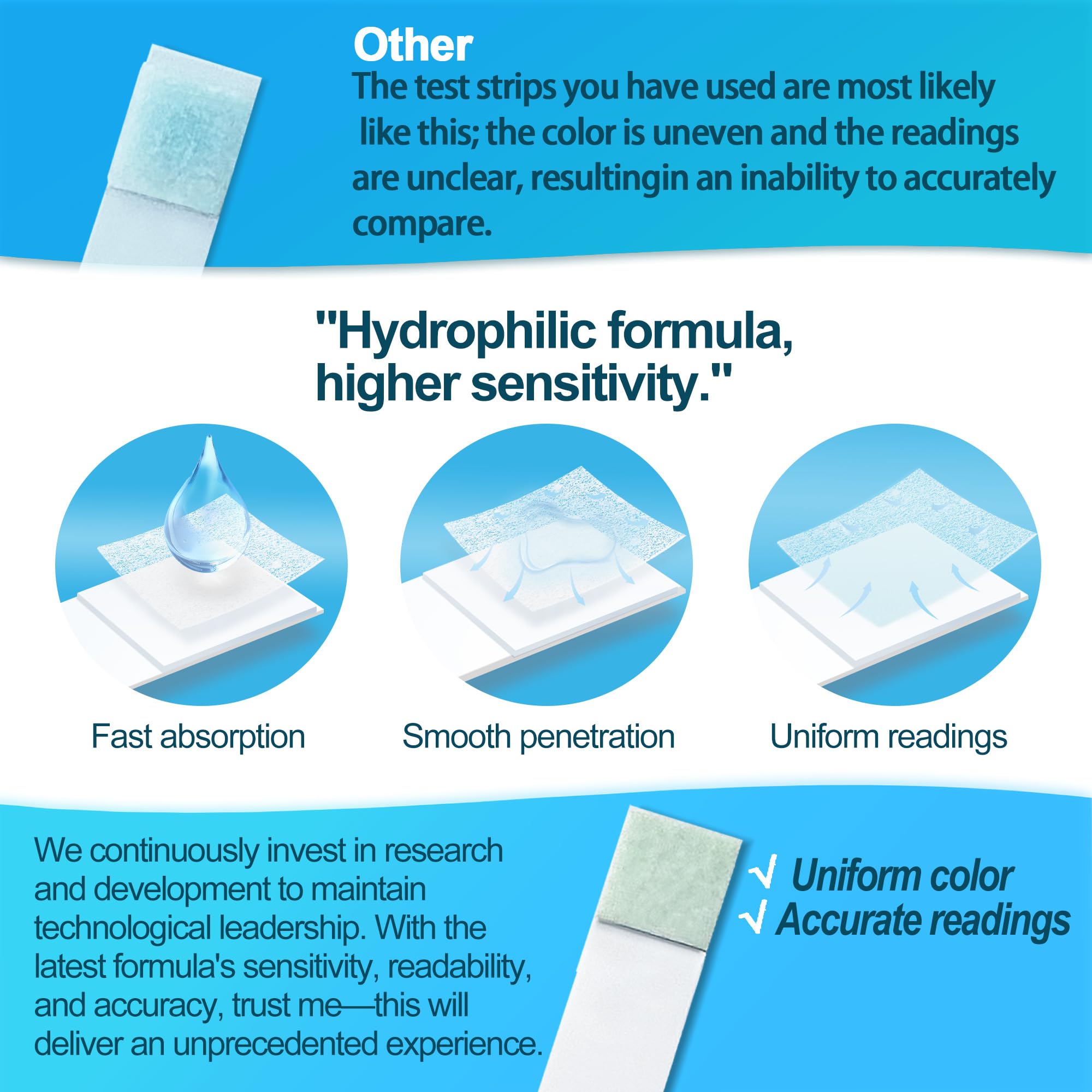 Aquarium Test Strips Kit,8-in-1 150 Strips |100 Multi-Test + 50 Ammonia Strips | Ammonia Test Kit for Fish Tank Test Strips | Freshwater & Saltwater | Includes pH, GH, KH, Nitrate Test Kit and More - image 5