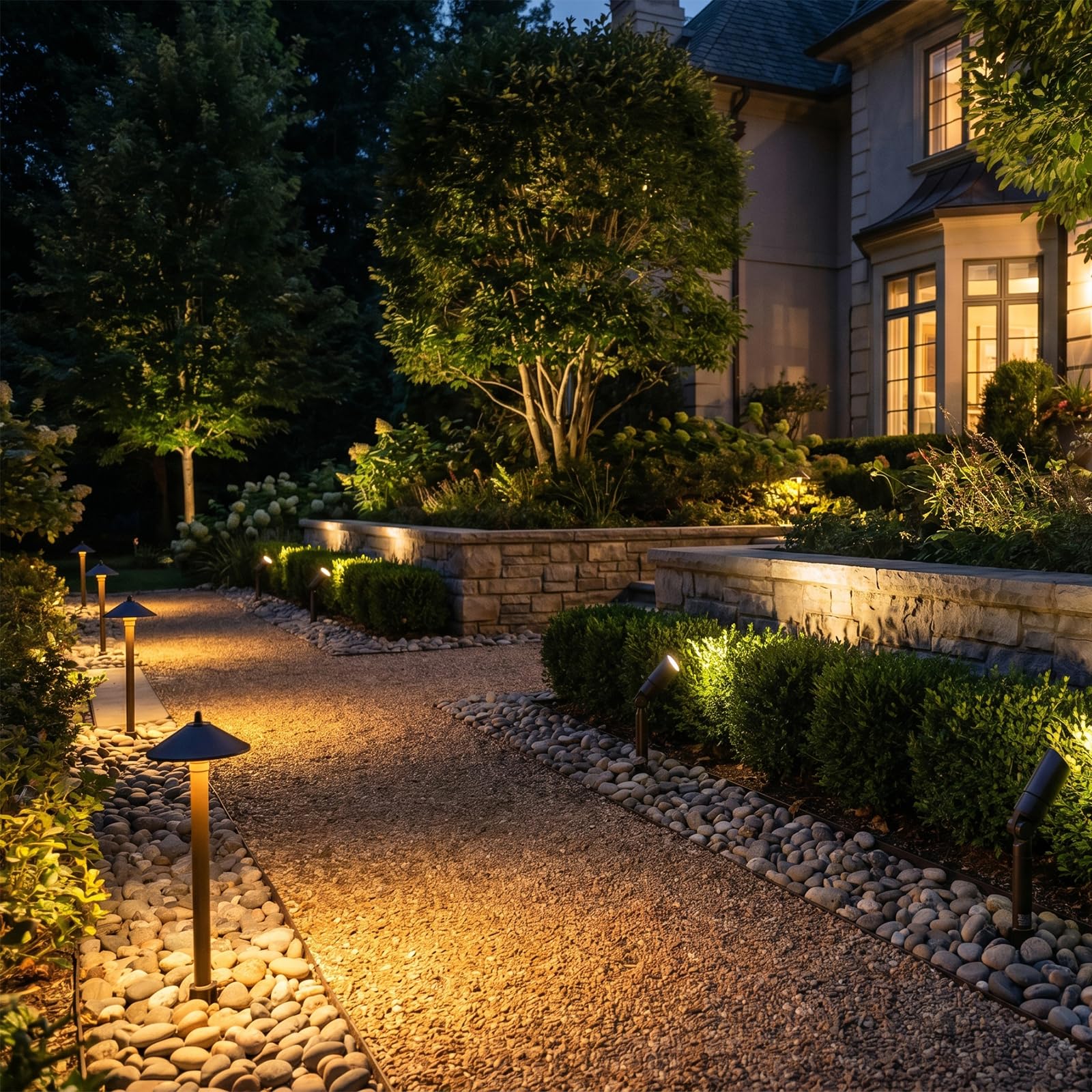 Malibu Low Voltage Landscape Lights Kit Outdoor Pathway Lighting