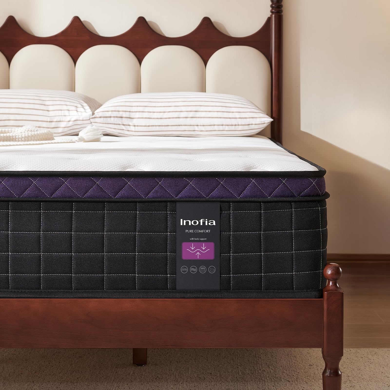 Inofia Double Mattress 4FT6,Memory foam mattress