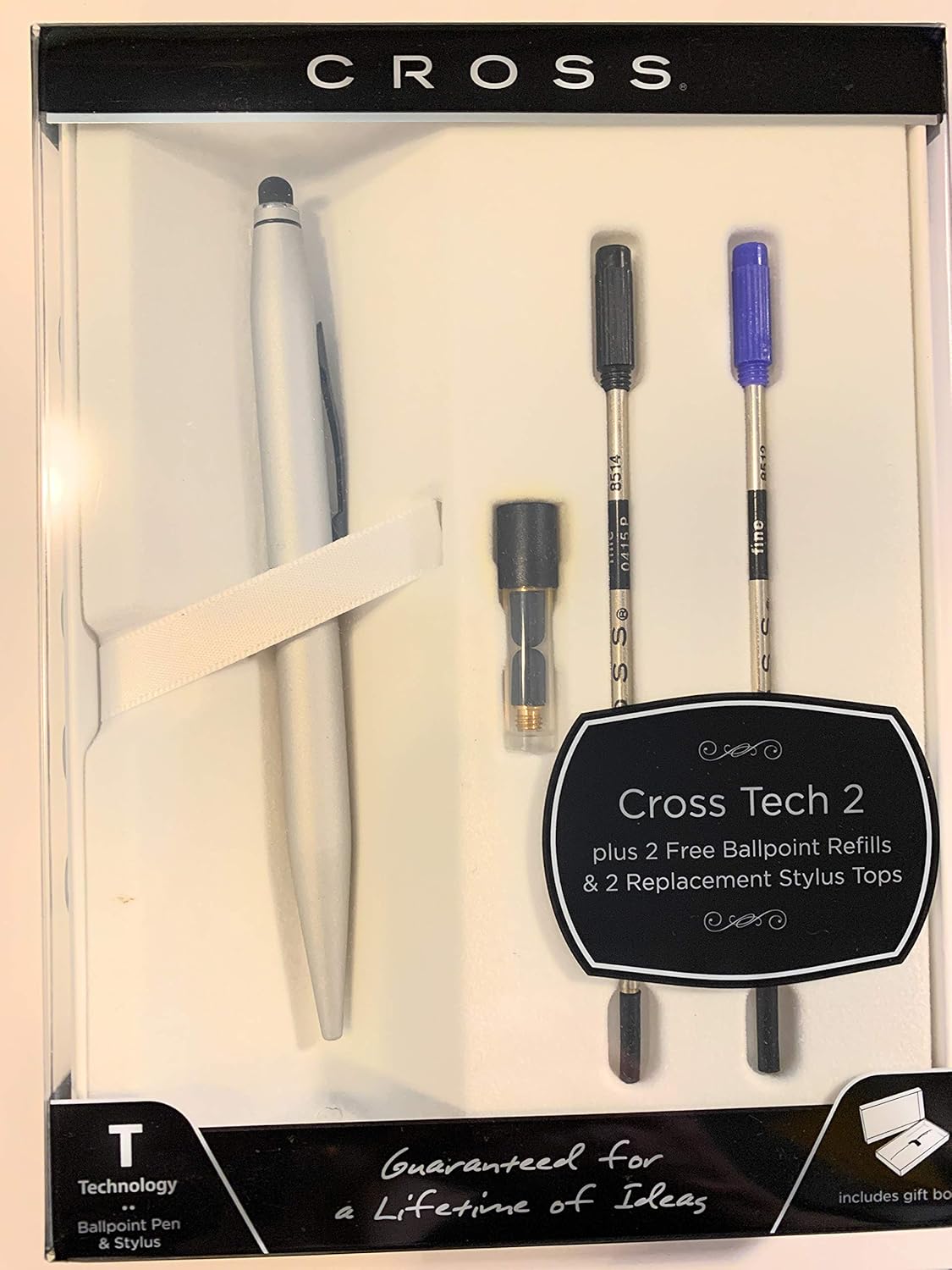 Ballpoint and Stylus Pen (Satin Chrome)