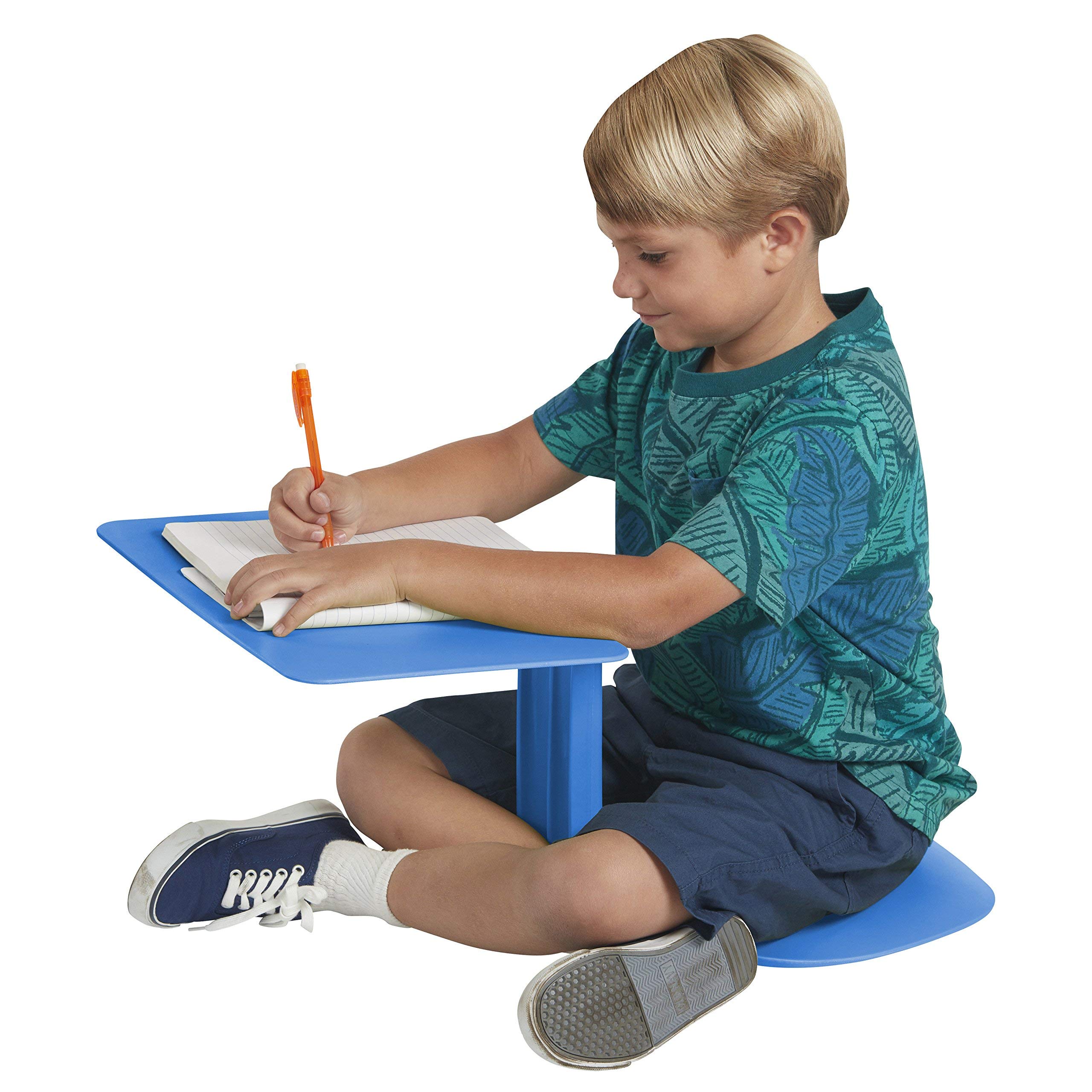 ECR4Kids The Surf Portable Lap Desk, Flexible Seating, Blue