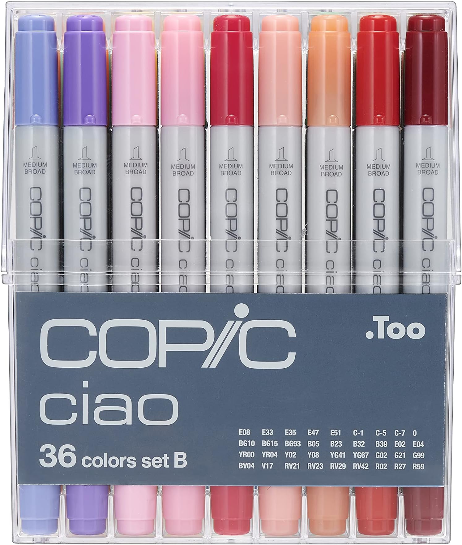 Marker I36B Ciao Markers Set B, 36-Piece