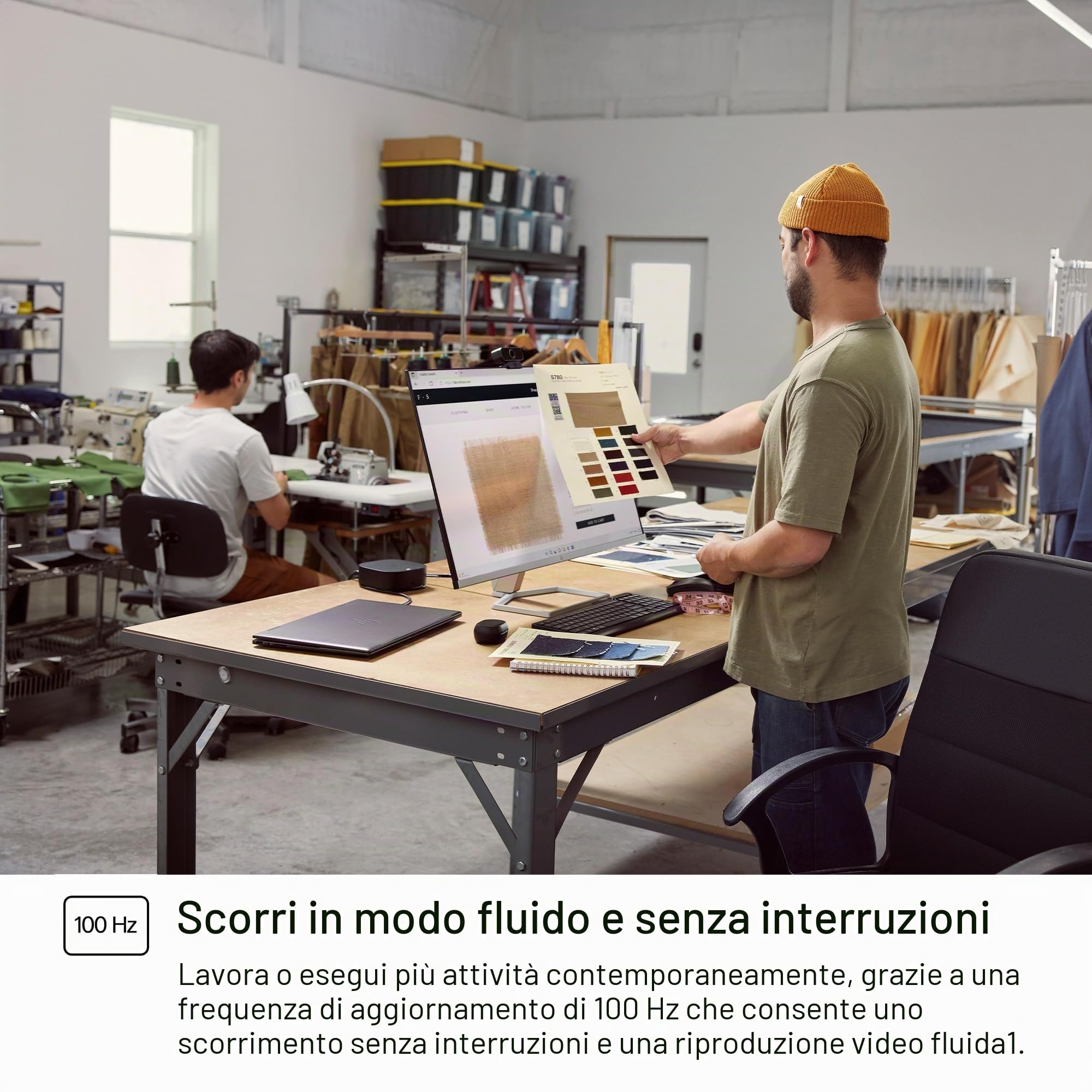 HP Series 5 23.8 inch FHD Monitor - 524sf