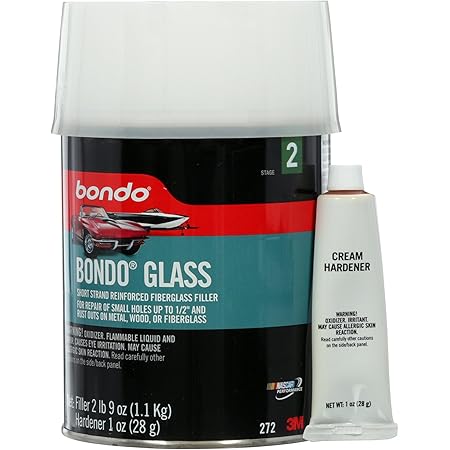 Bondo Glass Reinforced Filler, 00272, 1 Quart