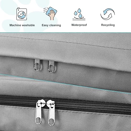 Miniatura 5 de Explore Land Funda impermeable para cama de perro, de lona, lavable, funda de repuesto para jaula de 30 pulgadas, 29 pulgadas de largo x 18 pulgadas