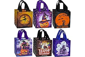 CUUSNNY Halloween Treat Bags with Handles