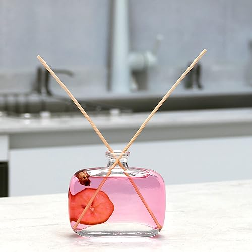 Miniatura 3 de [Lapirit Garden] Difusor natural de varillas dulces 01, 3.4 onzas líquidas, cítricos frescos y loto hecho con aceites esenciales, frutas secas