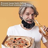 Vista 5 de eBoot 3 Piezas Gorras de Barba Gorro de Barba para Hombres Bandana Cubiertas de Cabello Facial Gorros Protectores Ajustables Gorras de Gorro Regalo