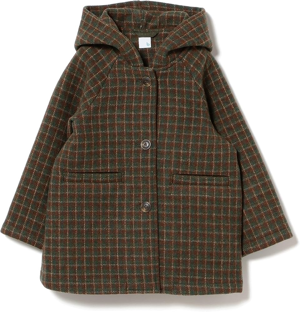 Amazon | [コドモビームス] コート チェック フードコート 2024(100