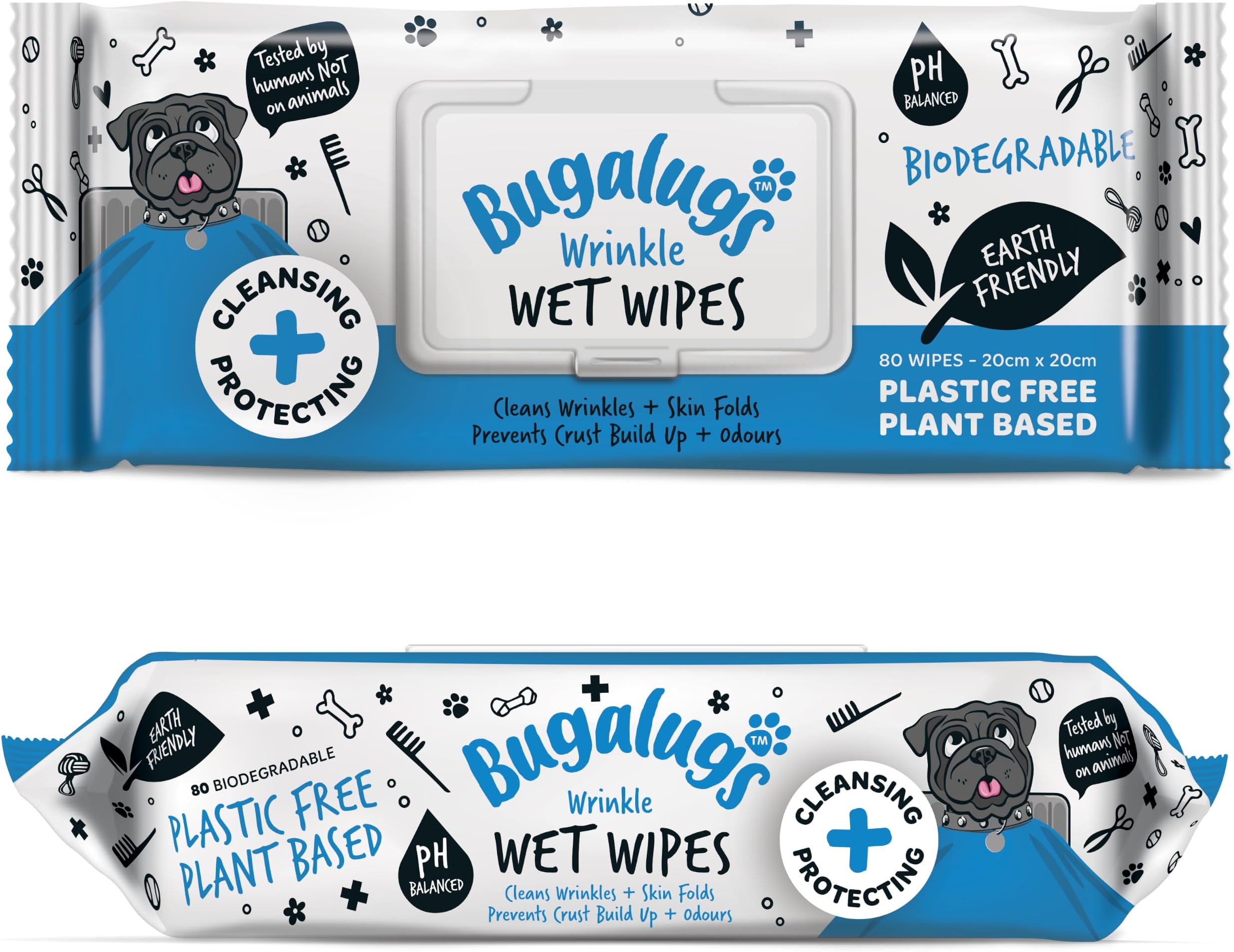 Wrinkle large wipes (80 wipes)