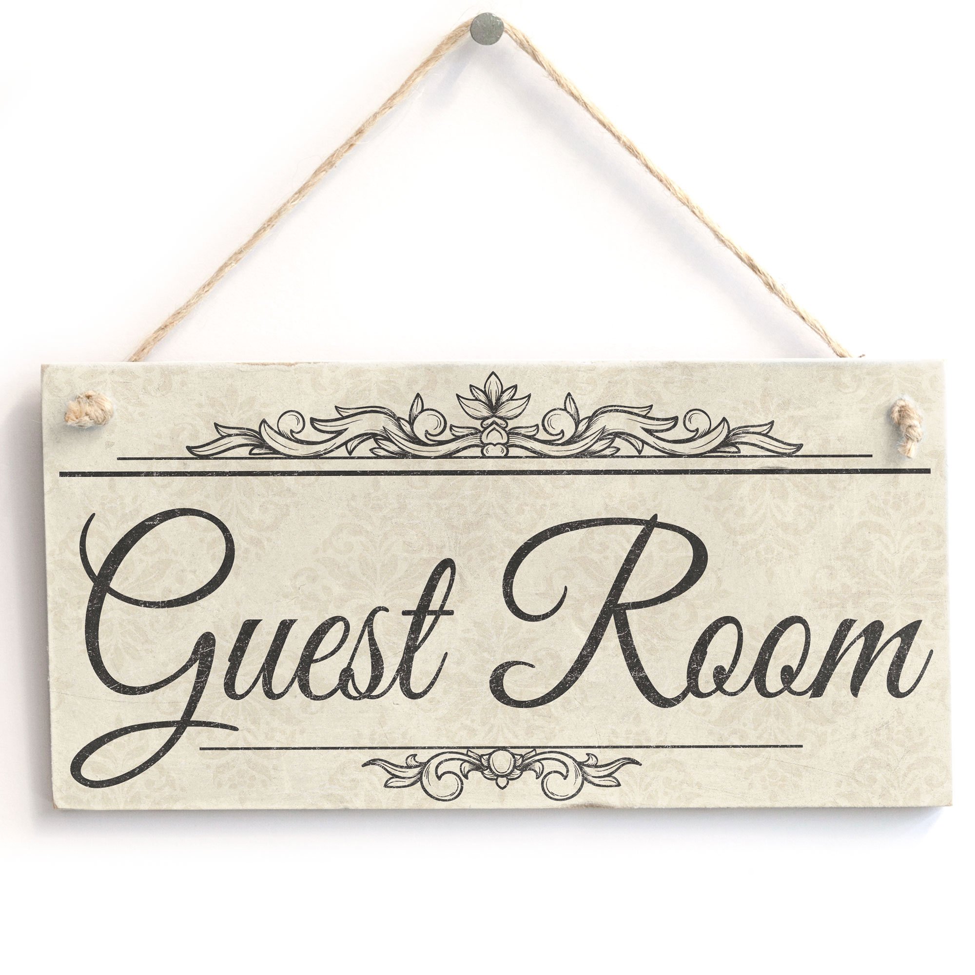 Guest Room - Handmade Shabby Chic Wooden Sign/Plaque