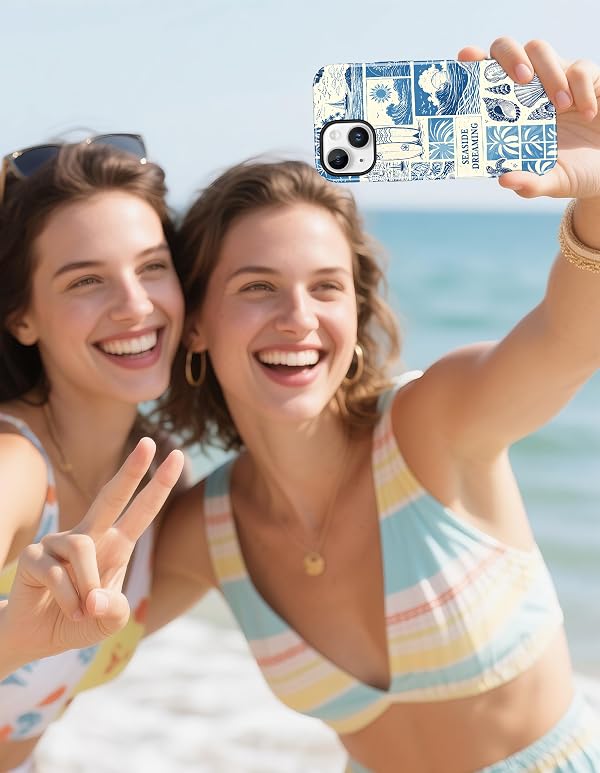 Aitipy Magnetic Summer Collage Phone Case for iPhone 11, Blue Beach by Aitipy - Used condition - Image 7