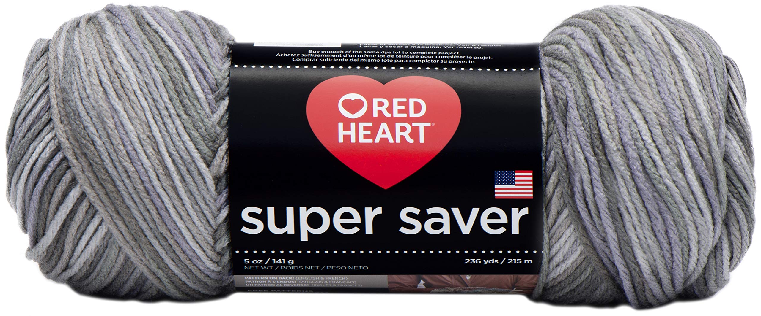 Red HeartBulk Buy: Super Saver Yarn (3-Pack) Dove E300-3933
