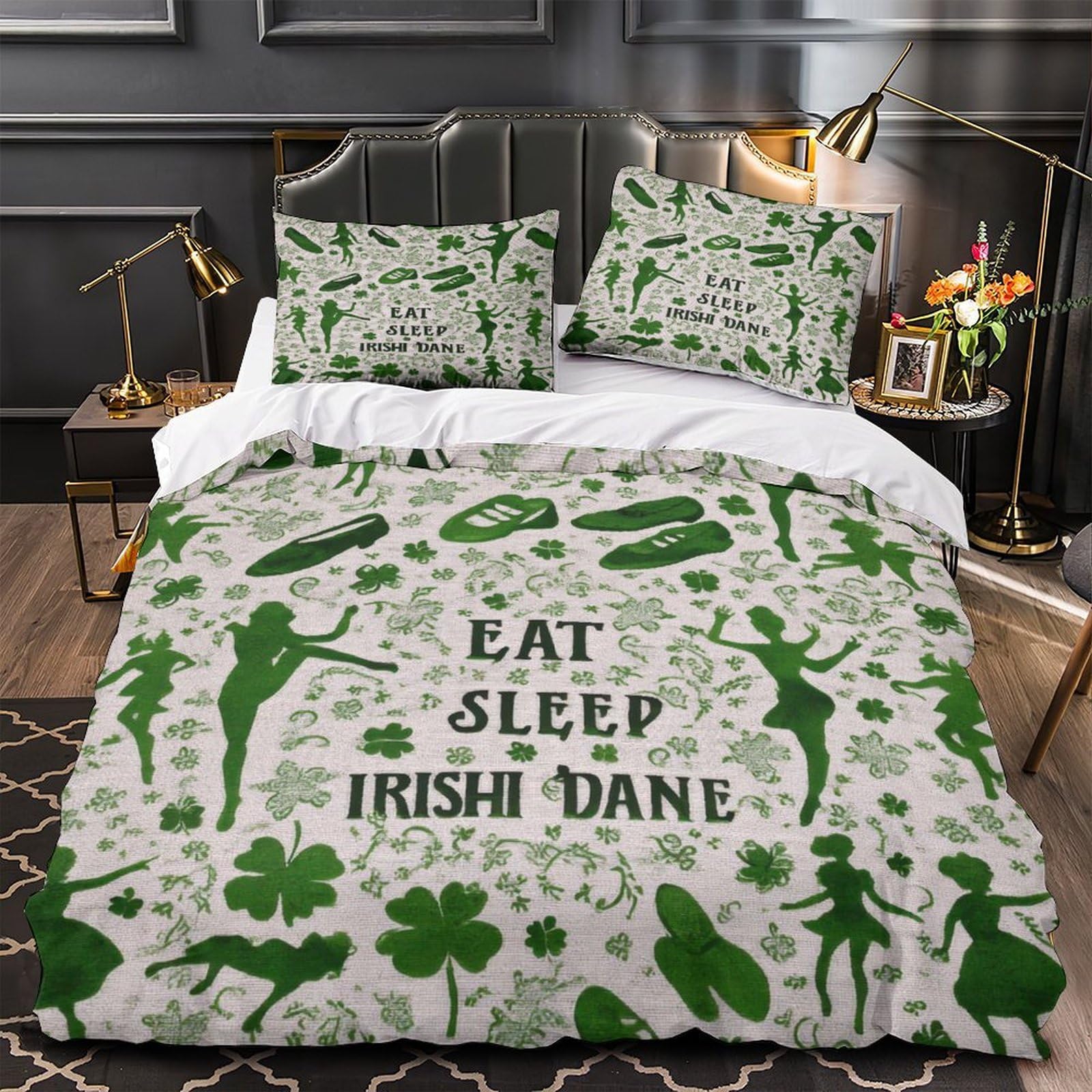 Parure de lit Danse Irlandaise pour chambre de fille single
