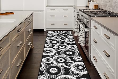 Miniatura 4 de REMNAZ HOME DECOR Alfombra de pasillo de 3 pies 3 pies 3 pulgadas x 10 pies de ancho para entrada de pasillo cocina cuarto de servicio con parte