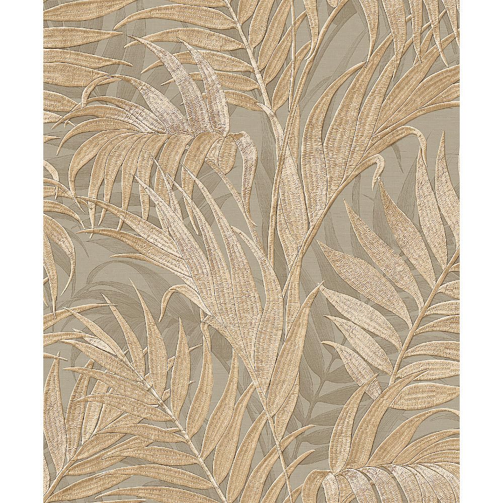 Grace Tropical Palm Leaf Gold Wallpaper Design ID Textured Paste The Wall Vinyl