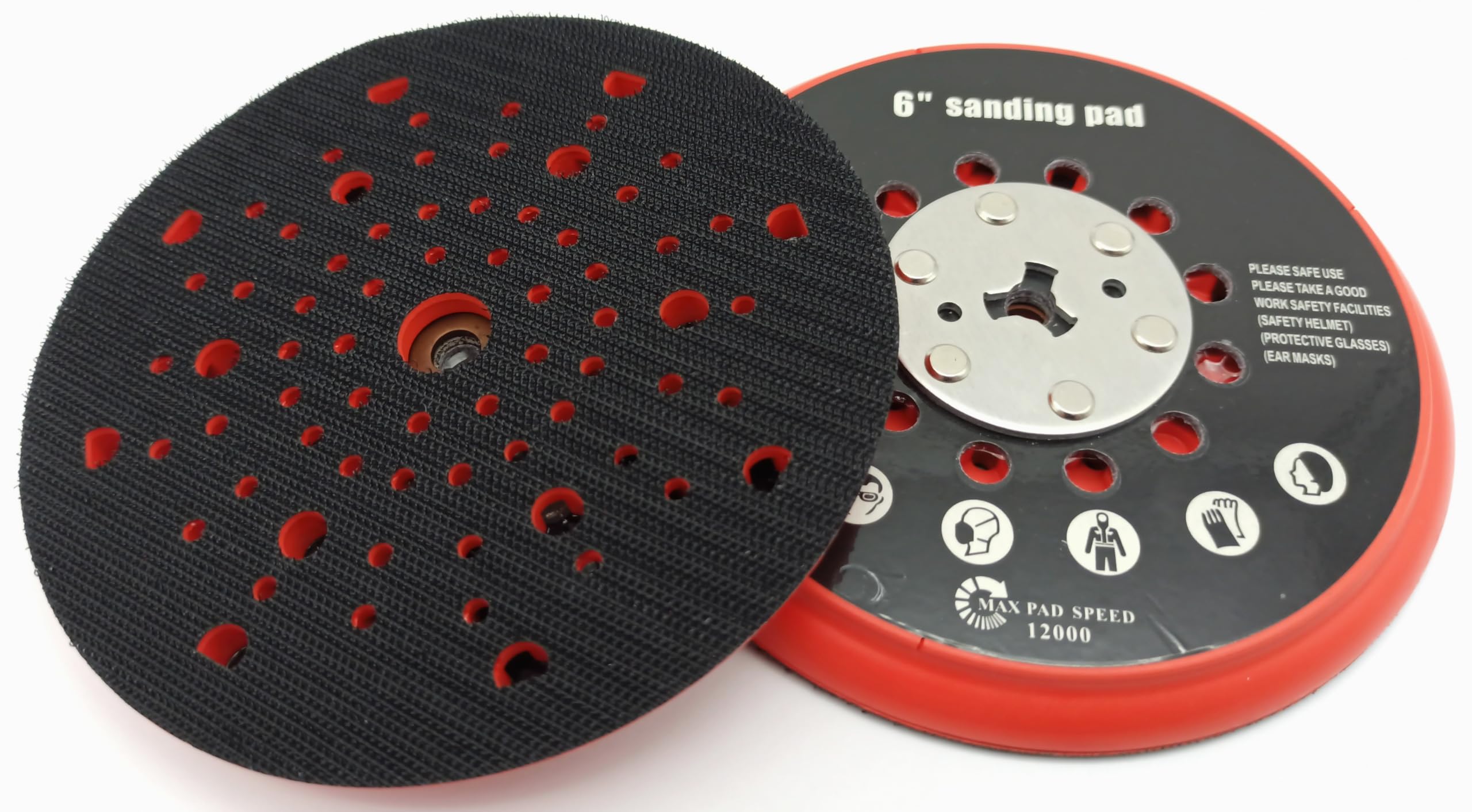 Almohadillas De Lijado 125 Mm Con Gancho Y Bucle - Compatible Con Bosch Y Lijadoras