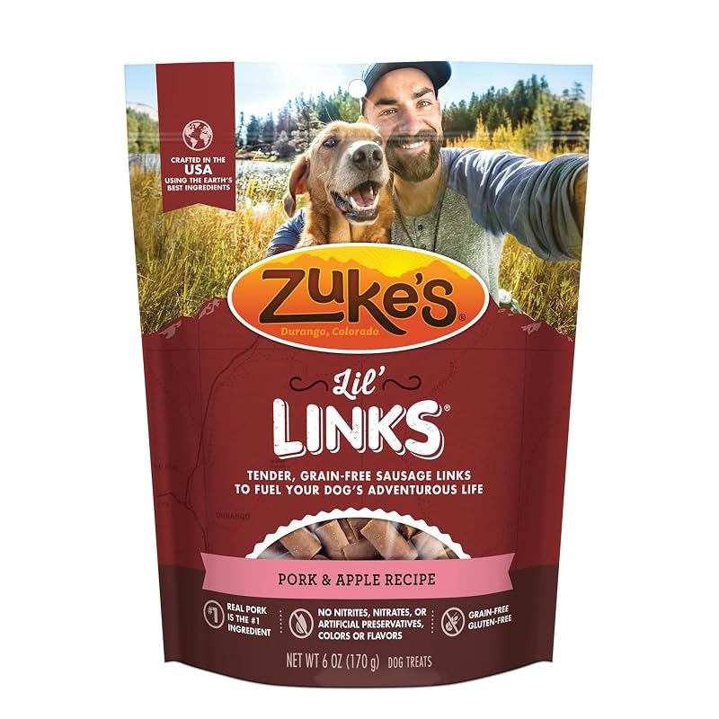 Petisco macio para cães com carne suína e maçã Zuke's 172 g