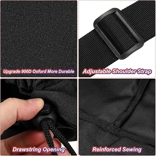 Miniatura 3 de PATIKIL Bolsa de repuesto para silla de campamento de 48 pulgadas, 1 paquete de bolsa plegable para silla de campamento 900D Oxford bolsa de