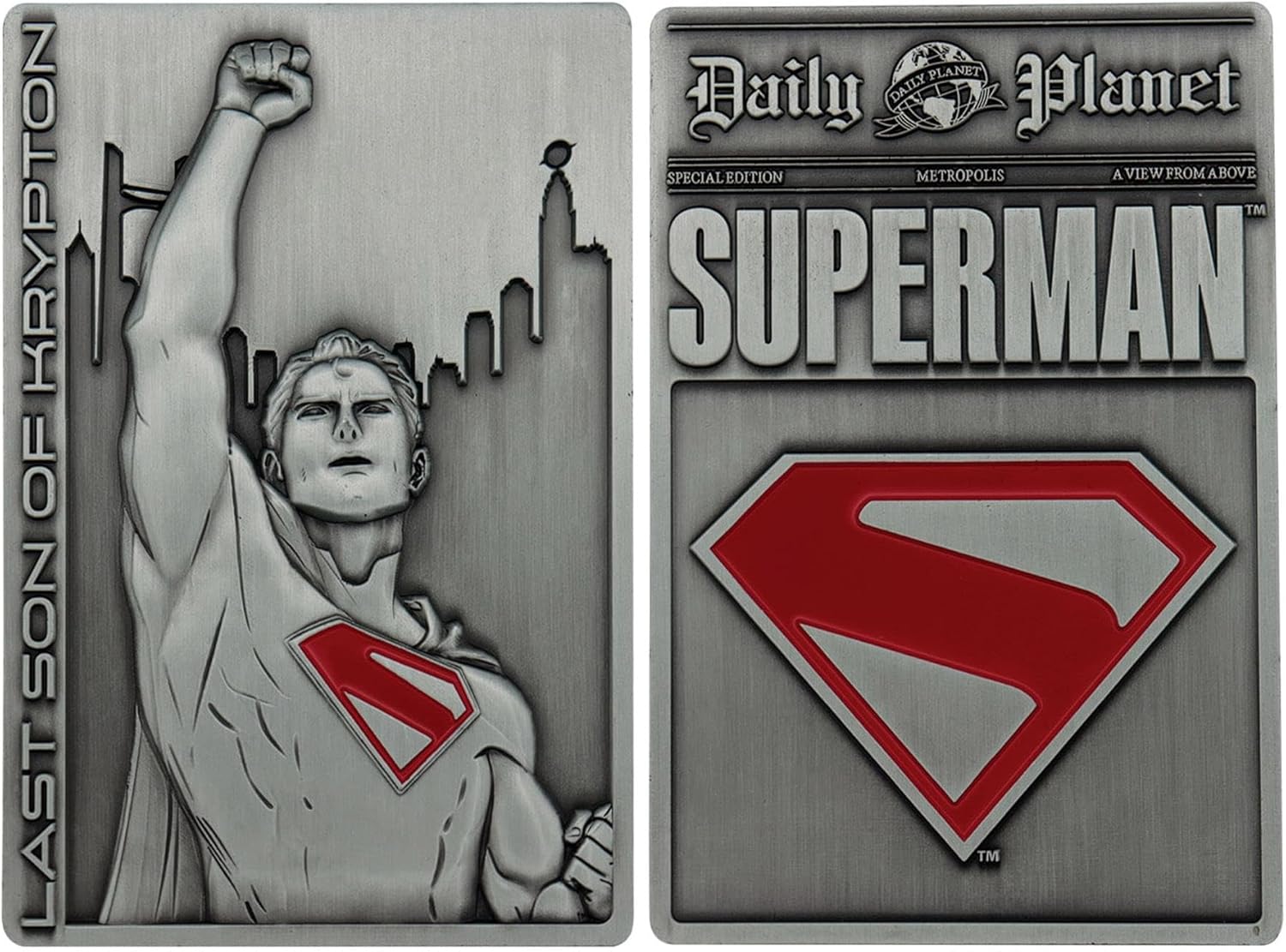 Fanattik DC Superman 2025 Last Son of Krypton Limited Edition Ingot