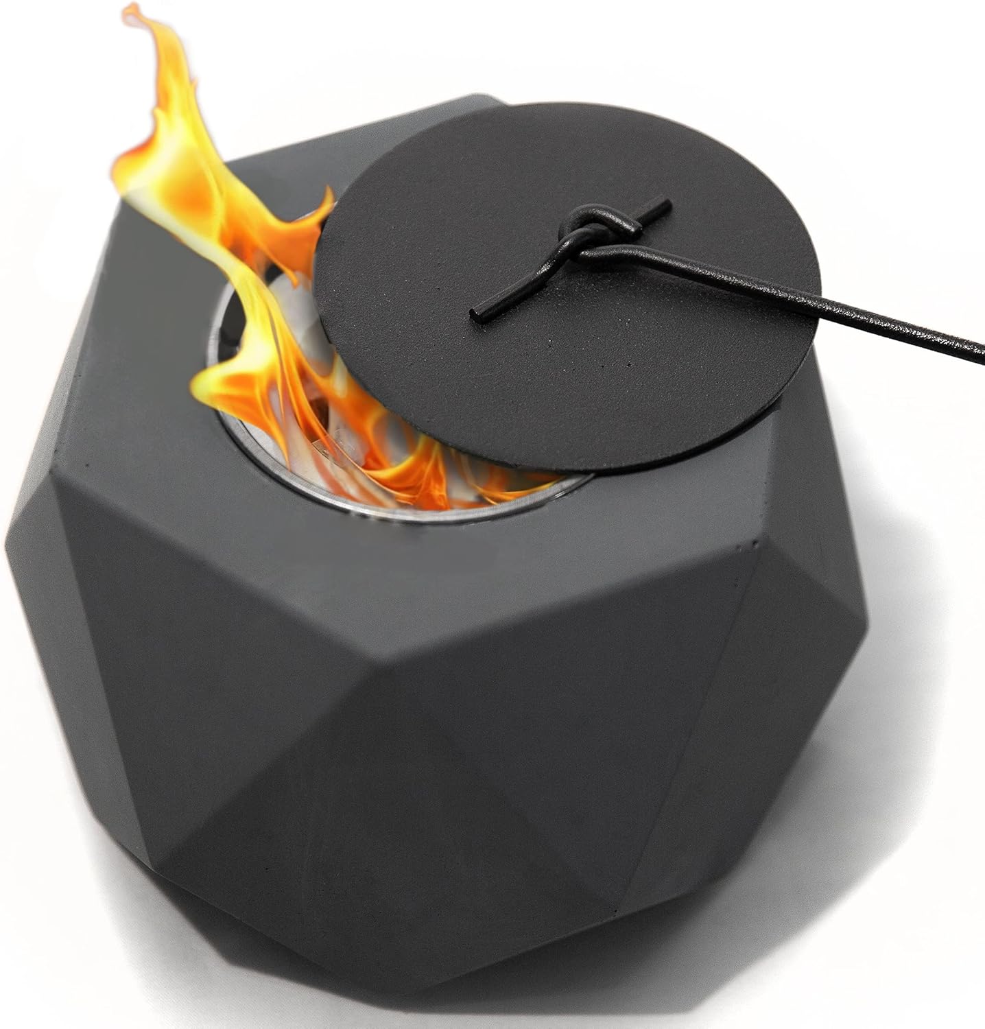 Room Starters Tabletop Fire Pit Portable Indoor or Outdoor Fireplace, Table Top