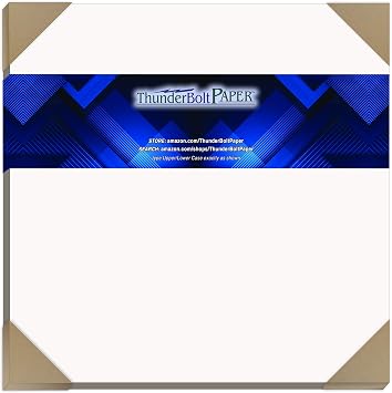 10 Sheets Chipboard 24pt White 1 Side - 12" X 12" 12X12 Inches Scrapbook Album|Cover Size - Light Medium Weight Thickness PaperBoard .024 Point Caliper White Coated Cardboard Paper