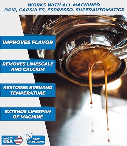 Miniatura 4 de Solución de descalcificación (4 usos) Descalcificador universal para máquinas de café Keurig, descalcificador para máquina de café Nespresso,