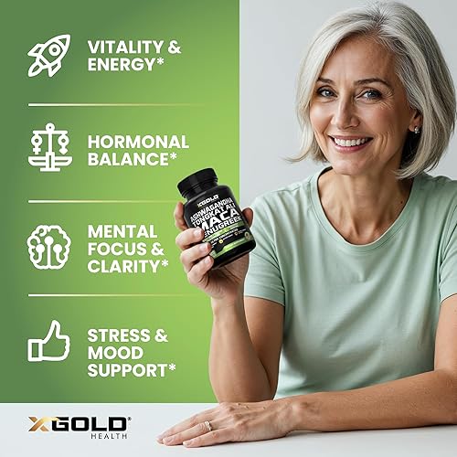 Miniatura 4 de Ashwagandha 5000 mg + Tongkat Ali 1000 mg + raíz de maca 5000 mg + suplemento de fenogreco de 3000 mg Extracto de raíz de maca negra + roja +