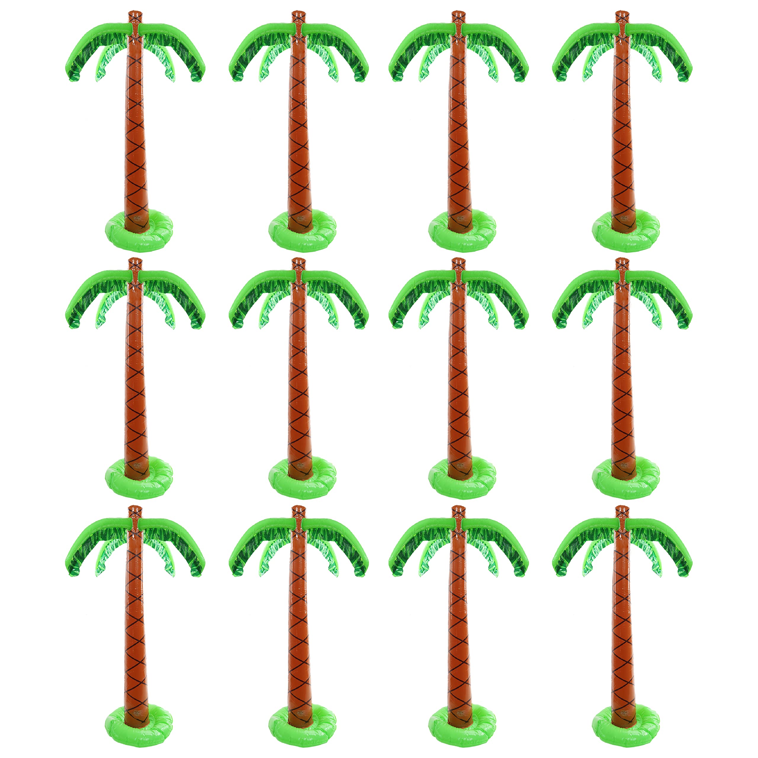 Inflatable Palm Tree Fancy Dress Decoration 90CM/3FT Summer Tropical Hawaiian Party Prop - Pack of 12 — image 1