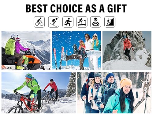 Rechargeable Electric Heated Socks,Men Women Battery Operated Heating Socks,Sports&Outdoors Winter Warm Thermal Heated Sock,Climbing Hiking Skiing Hunting Heated Soxs,Upgraded Foot Warmer,Black,Size L #TOP7