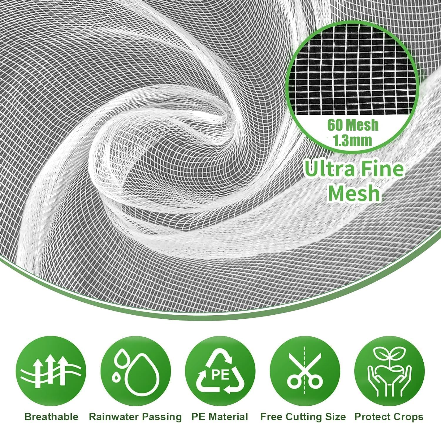 NETTECT | Insectengaas - Insectennet voor in de moestuin NETTECT | Insectengaas - Insectennet voor in de moestuin