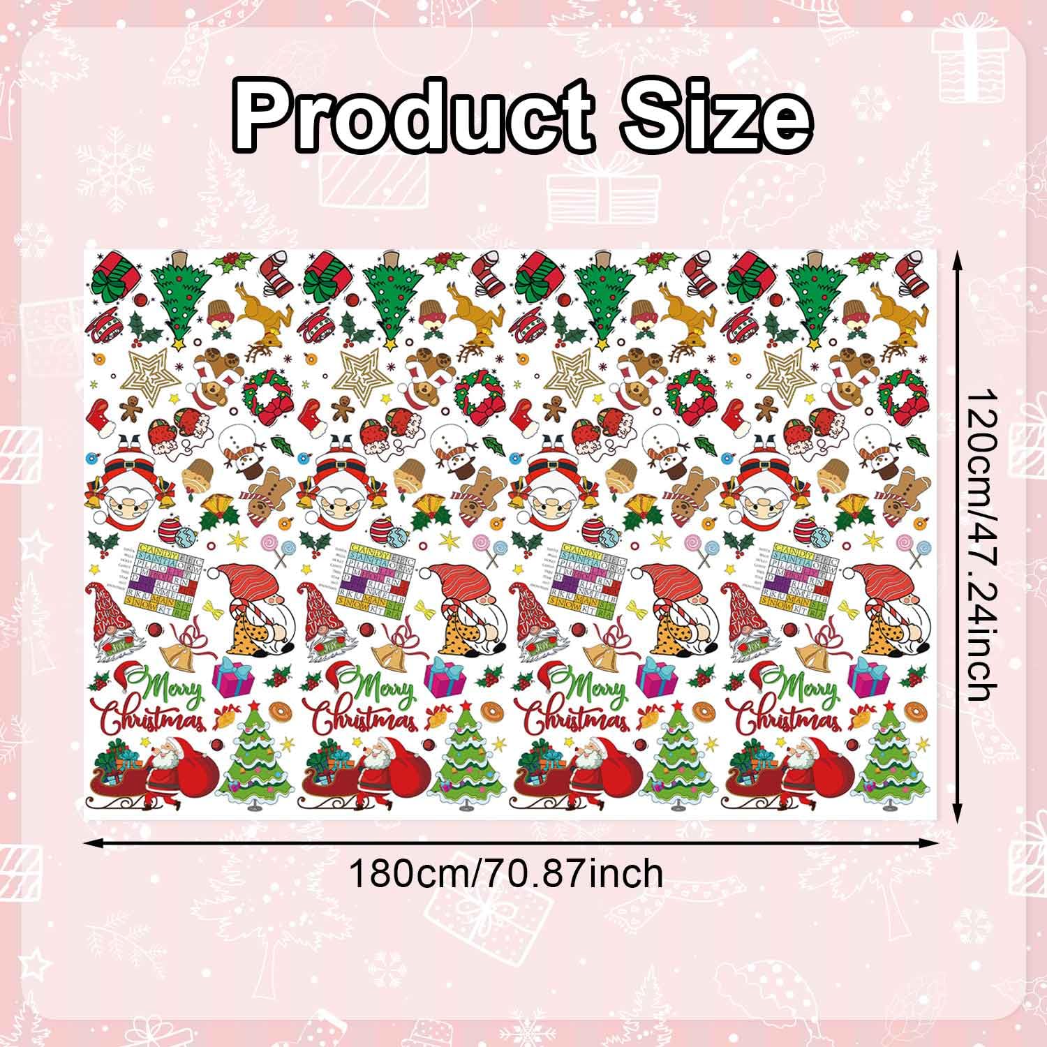 Gosknor Christmas Diy Coloring Tablecloth - Image 2