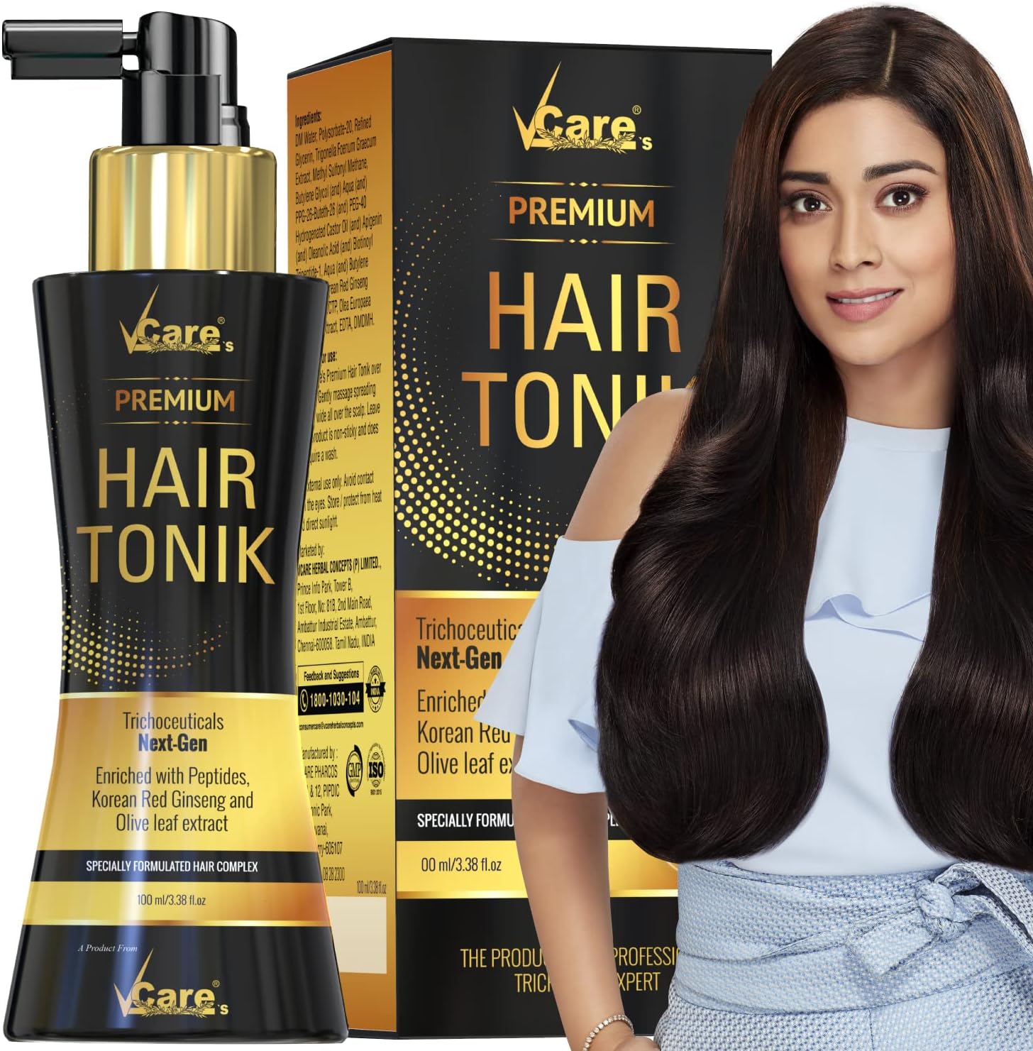 Day Night Hair Tonic For Men & Women with Castor Oil and Olive Leaf Extract-Best Scalp Serum for All Hair Type-Prevents Hair Fall & Strengthens Hair Stimulates (100ml Pack of 1)