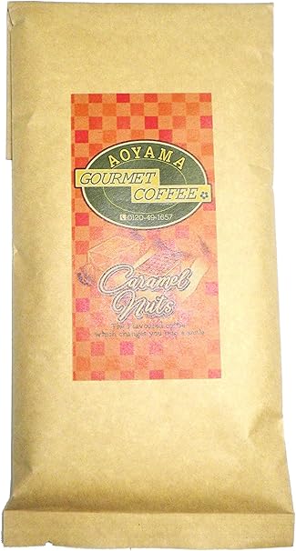 Amazon 青山グルメコーヒー キャラメルナッツフレーバーコーヒー 0g 中挽き 粉 青山グルメコーヒー コーヒー豆 通販