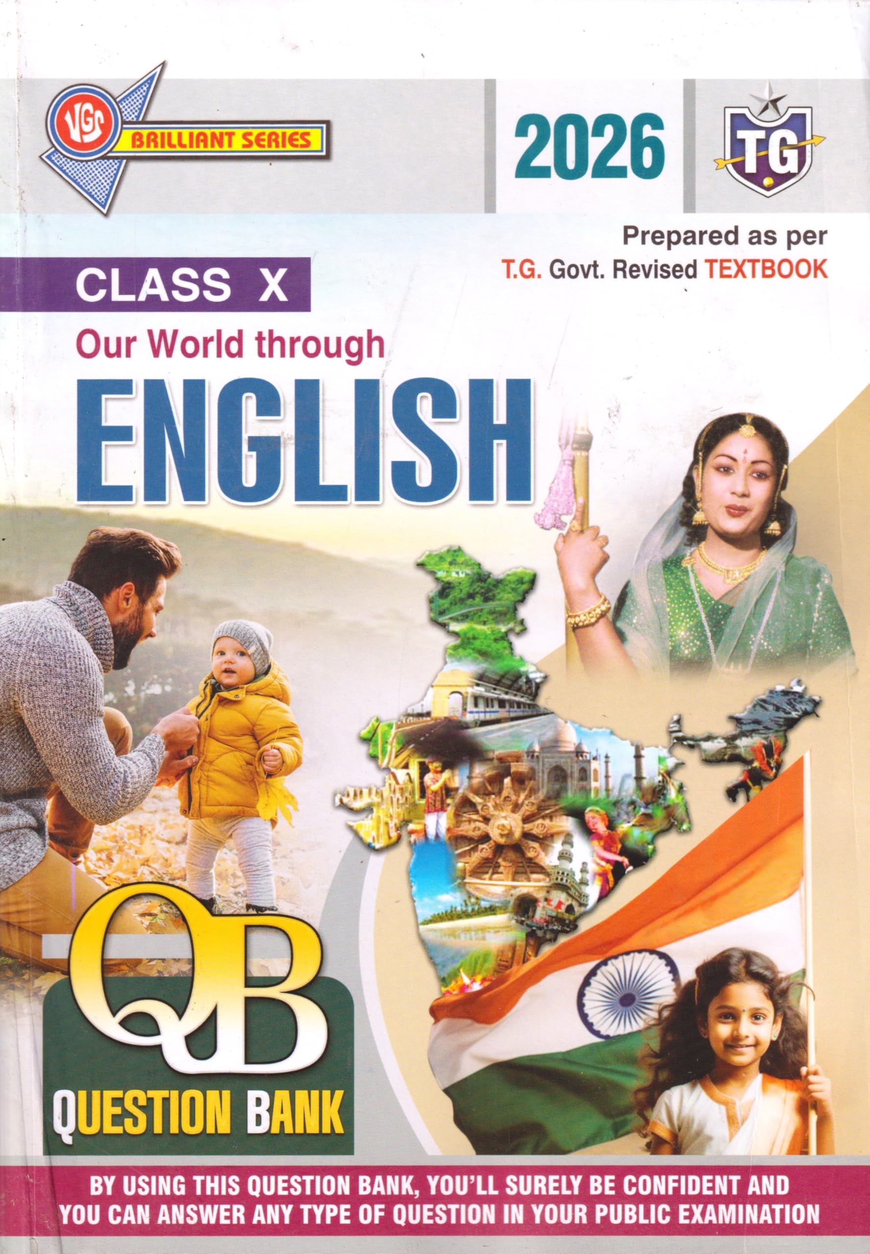 TS Class 10 English Question Bank 2026 Edition (English Medium)