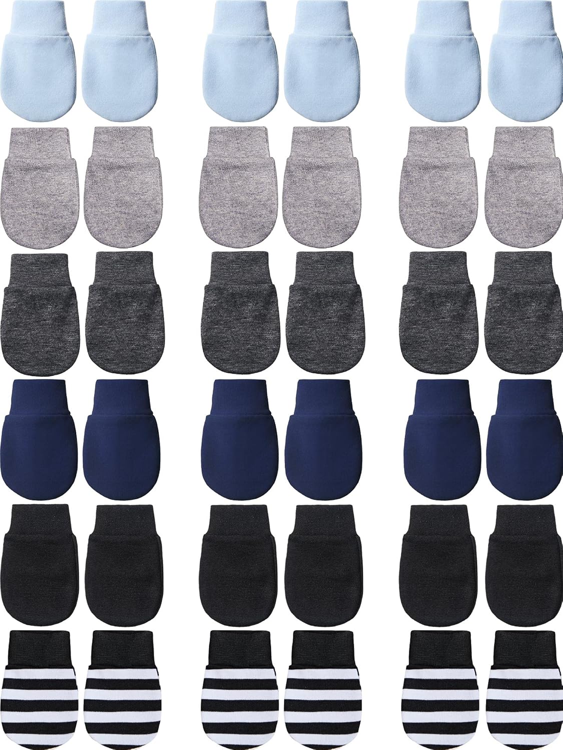 18 Pairs of Newborn Baby Mittens Infant Toddler Gloves No Scratch Mittens Cotton Gloves for 0-6 Months Baby Boys Girls 18 Pairs of Newborn Baby Mittens Infant Toddler Gloves No Scratch Mittens Cotton Gloves for 0-6 Months Baby Boys Girls