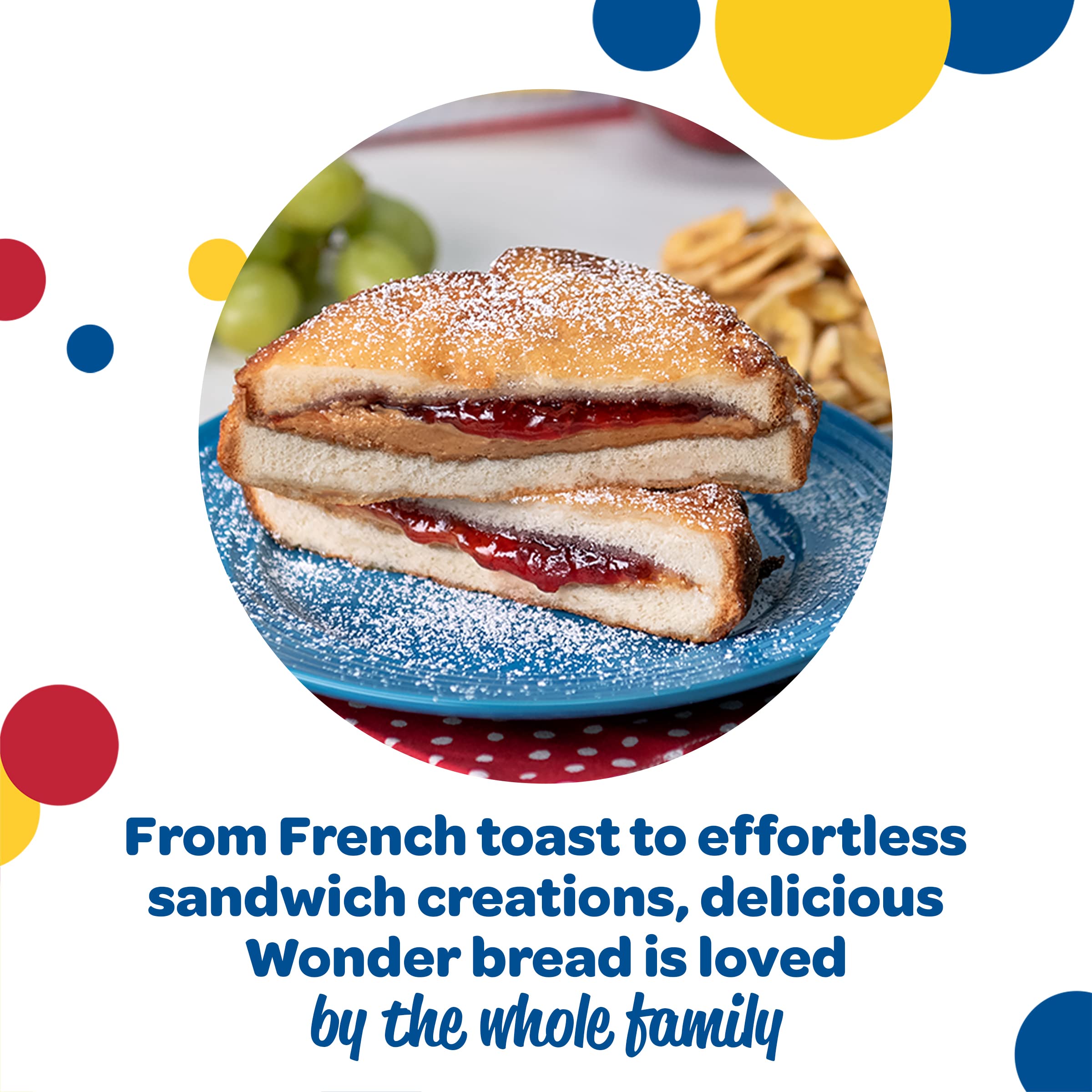 Wonder Bread Classic White Sandwich Bread Sliced White Bread 20 Oz Loaf — view 8